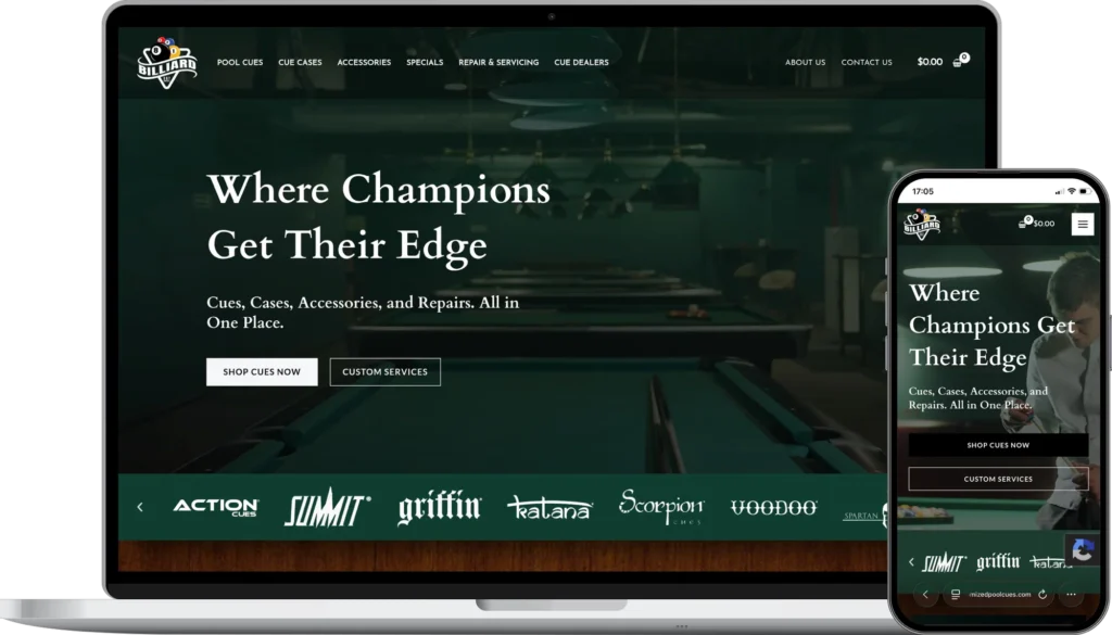 customized pool cues